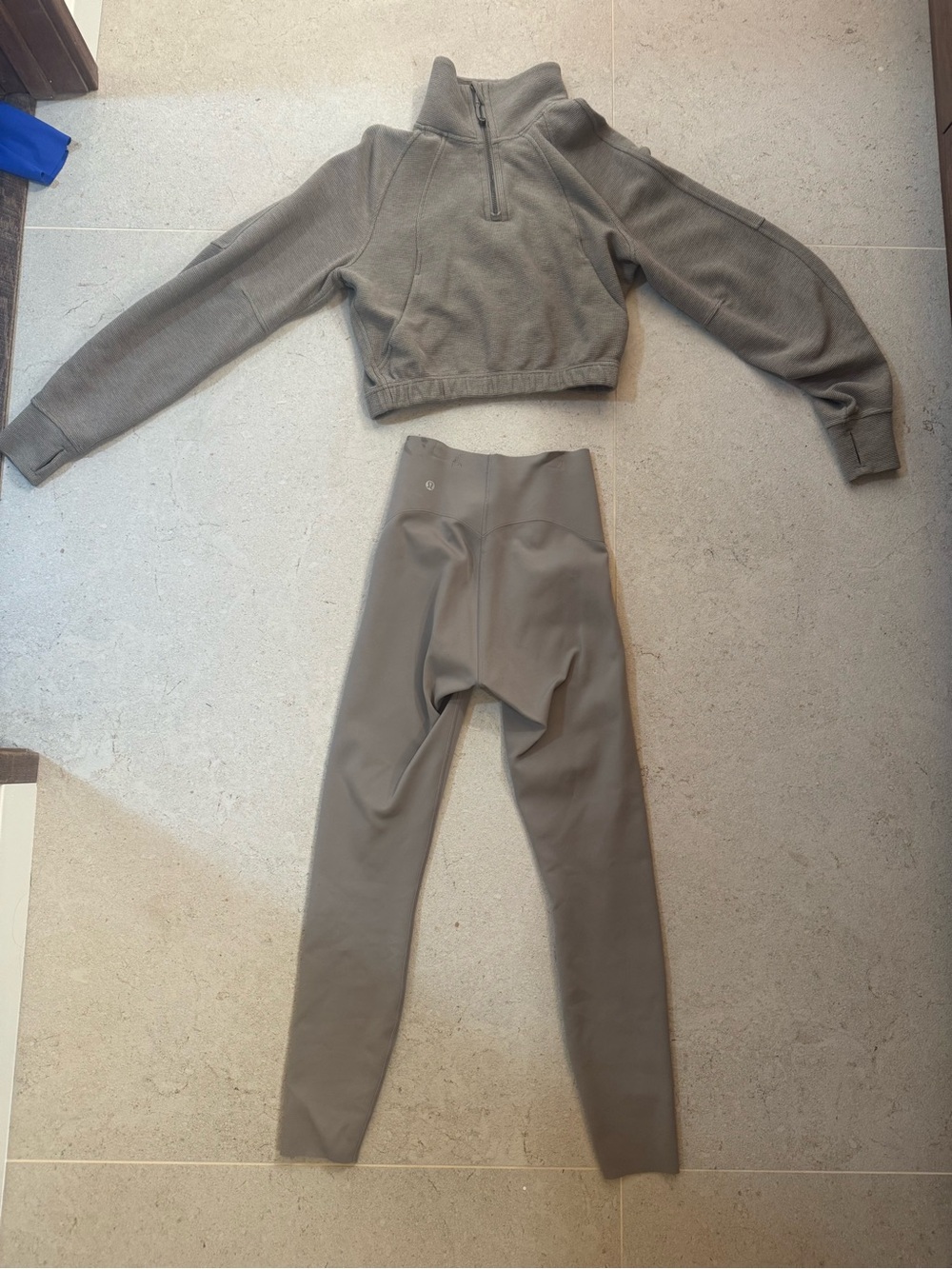 lululemon athletica lululemon Glow Up™ Super-High-Rise Tight 25" and scuba waffl